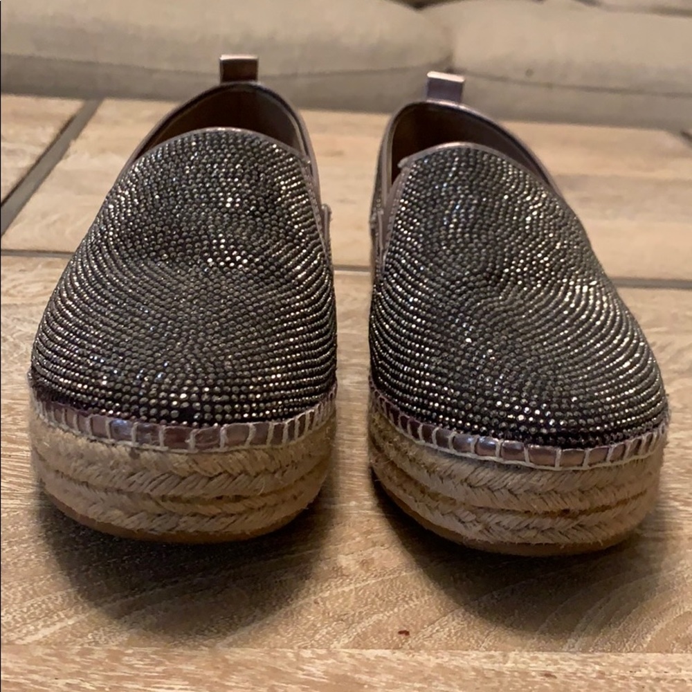 ⭐️SOLD⭐️ Steve Madden Swarovski Espadrille Sz 9 - Picture 4 of 5